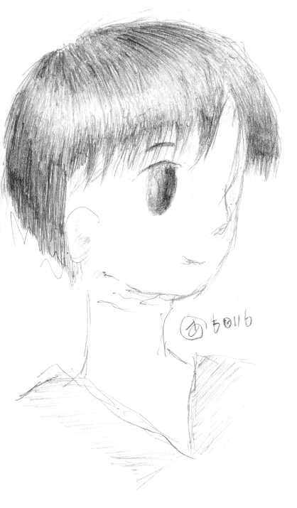 area for drawing - a boy b0116_04.